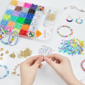 24-Color 6600-Piece Polymer Clay Bead Kit for DIY Jewelry Making - view 4