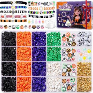 Halloween Jewellery Making Kit - Pumpkin & Ghost Candy Box Set