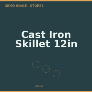 Cast Iron Skillet 12in